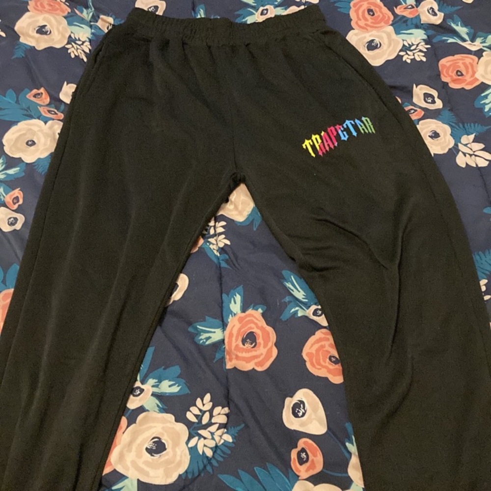 Lovely Men Casual Hooded Collar Letter Print Drawstring Black Two Piece Pant Set
